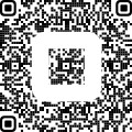 A qr code with an image of the letter o.
